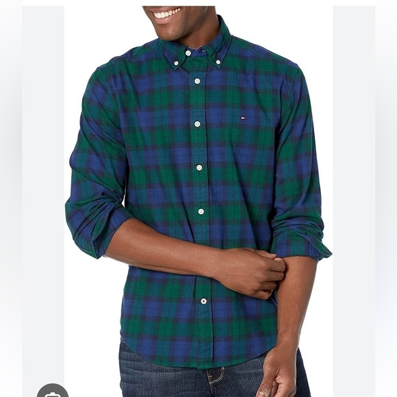 Tommy Hilfiger Other - Tommy Hilfiger Long Sleeve Plaid Shirt Large NEW!